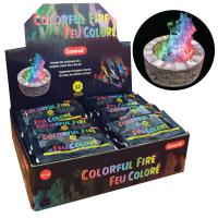 Prsentoir de 50 sachets-Flammes de couleurs / Display of 50 packs-Colorfire