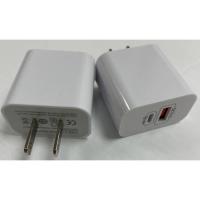 Chargeur mural double-USB & C -Blanc