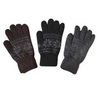 Gants de Laine Flocons Assortis / Assorted Snowflakes Wool Gloves