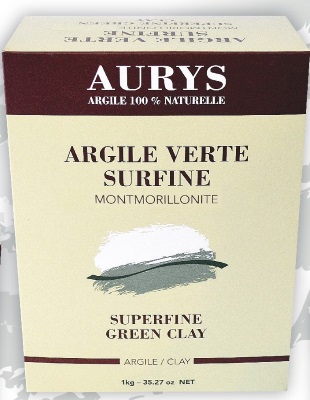 AURYS- argile verte - biologique - surfine 